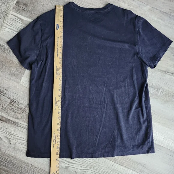 Polo Ralph Lauren Classic Fit Performance T Shirt Mens Large Navy Red Logo - Picture 7 of 7